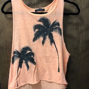 Orange tank top
